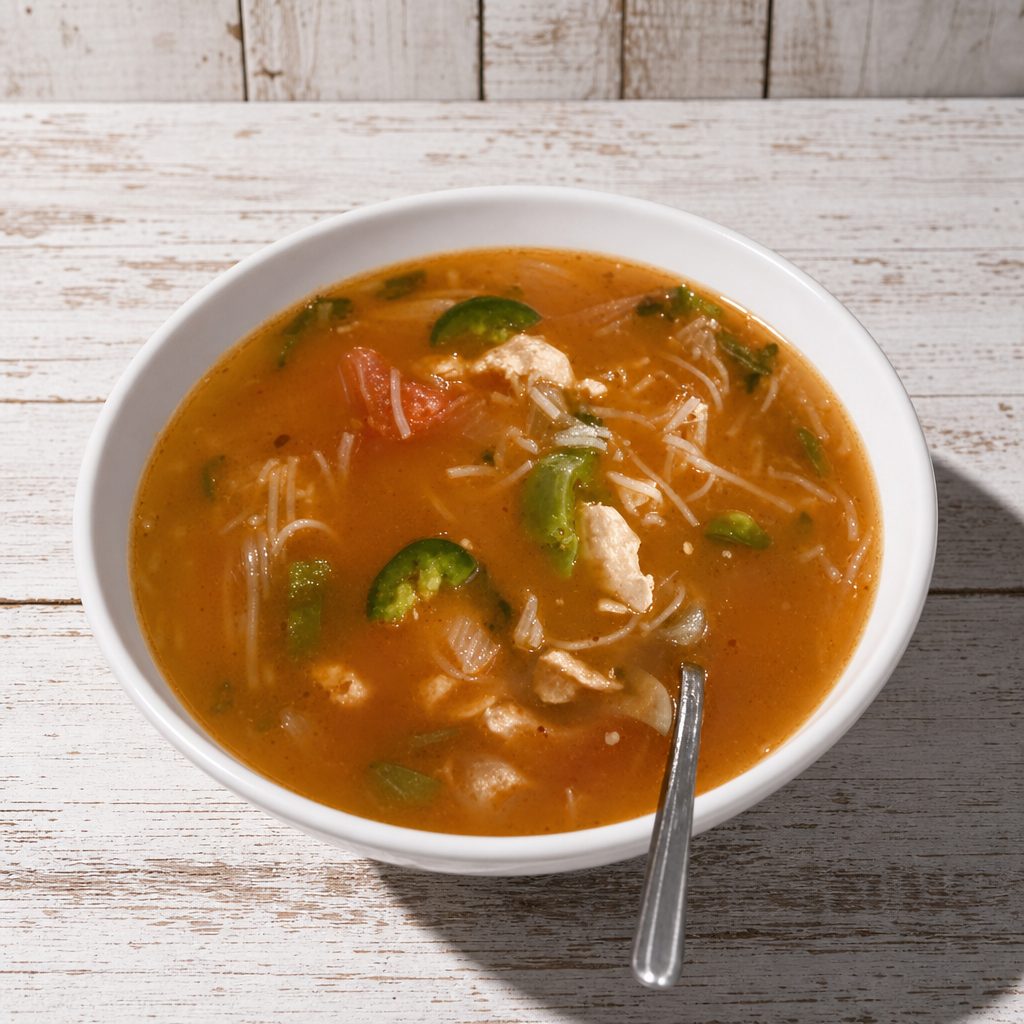 Tom Yum Noodle Soup - Thai Gumbo冬阴功汤面.