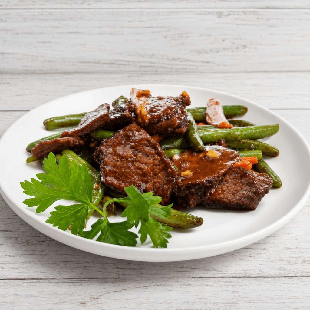 String Bean Beef四季豆牛.